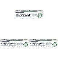 Complete Protection Sensitive Toothpaste for Gingivitis, Sensitive Teeth Treatment, Extra Fresh - 3.4 Ounces (Pack of 3)
