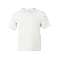 Gildan Poly Cotton Blend T-Shirt, White, Small. (Pack of 12)
