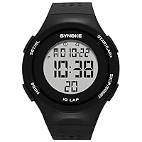 Watch Outdoor Sports Watch for Men Women Waterproof Fitness Sports Watches Timing Function Alarm Clock Waterproof 50M Digital Watch Military Clock
