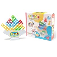 Tetra Tower Game Balance Stacking Blocks, Tetra Tower Stacking Game for Kids Adults, Tetra Tower Blocks Puzzle Toy (64)