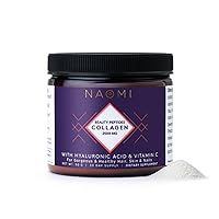NAOMI Collagen Beauty Peptides Powder Collagen Protein Powder for Radiant, Skin and Nails, with Hyaluronic Acid, Biotin, & Vitamin C, Peptides Powder Collagen Supplements Keto Protein Powder