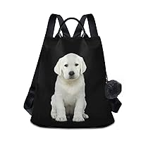 ALAZA Cute Labrador Puppy Trips Hiking Camping Rucksack Pack for Women