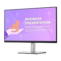 DELL P2422HE 23.8-Inch Full HD IPS Monitor with USB-C, DisplayPort, HDMI Ports (Renewed)