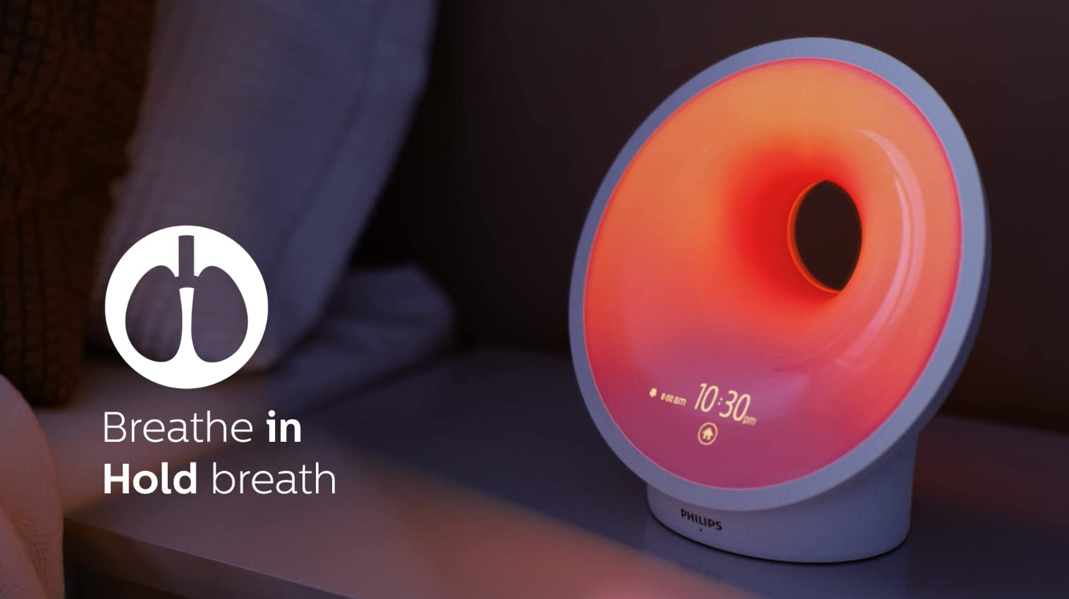 Philips SmartSleep Connected Sleep and Wake-Up Light, Personalized Sunrise and Sunset, SleepMapper App Enabled, Sleep Environment Tracking, HF3670/60