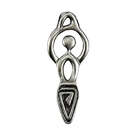 Goddess of Fertility , Silver, 2 inches
