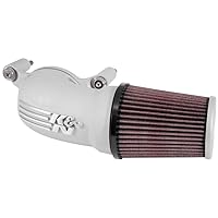 K&N Cold Air Intake Kit: Guaranteed to Increase Horsepower: Fits 2001-2017 HARLEY DAVIDSON (Fat Bob, Dyna Low Rider, Wide Glide, Switchback, Softail Slim, other select models)57-1137S
