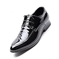 Men’s Dress Shoes Black Oxfords Formal Classic Business Formal Soft Wedding Fashion Casual Modern Work Shoes