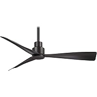 MINKA-AIRE F786-CL Simple 44 Inch Outdoor 3 Blade Ceiling Fan with DC Motor in Coal Finish