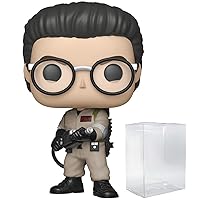 Funko POP Ghostbusters - Dr. Egon Spengler Vinyl Figure (Bundled with Compatible Box Protector Case), Multicolor, 3.75 inches
