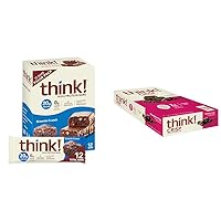 Protein Bars, Brownie Crunch, 12 Count & Chocolate Crisp, 10 Count High Protein Snacks