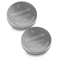 Panasonic Cr2450-10 CR2450 CR 2450 Lithium 3V Battery, 0.5