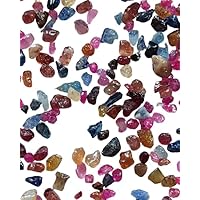 100 Pieces, 2-4 Mm Natural Untreated Multi Sapphire Raw/Mix Sapphire Rough/Multi Sapphire Rough/Precious Gems Raw/Wholesale Sapphire/RJS-089 By Krishiv Exports