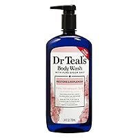 Dr. Teal's Pink Himalayan Body Wash, Restore and Replenish with Pure Epsom Salt and Essential Oils, 24 Fl Oz Dr. Teal's Pink Himalayan Body Wash, Restore and Replenish with Pure Epsom Salt and Essential Oils, 24 Fl Oz