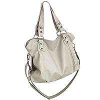 KFZR Tote Bag Handbags Shoulder Bags for Women Ladies Top Handle Crossbody Soft PU Leather Large 40X11X28CM