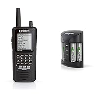 Uniden BCD436HP Digital Handheld Scanner Bundle with Energizer Rechargeable Battery Charger and Batteries