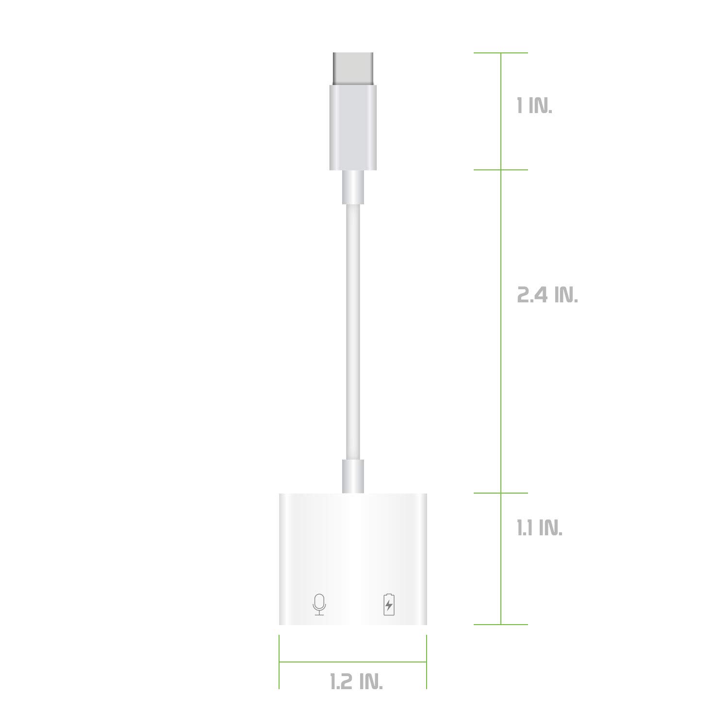 Cellet 3.5mm Aux Audio Adapter Type C USB Enhanced Quality Sound Compatible to iPad Pro 11-inch/12.9-inch Samsung Galaxy S20 Ultra 5G S10 S9 Note 10+ 10 9 Google Pixel 4XL 4 3 3XL MacBook Pro Air