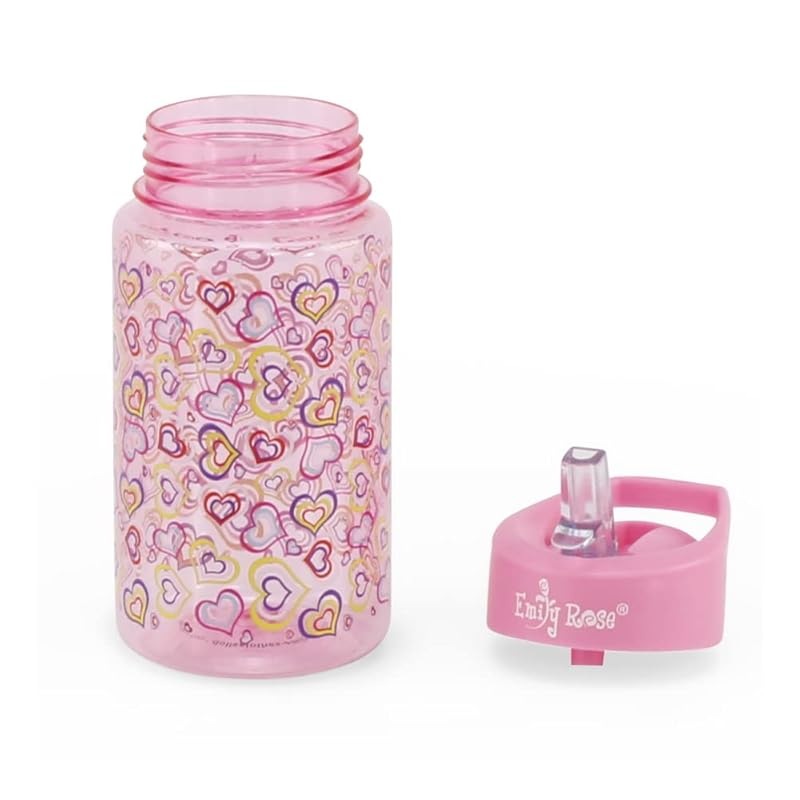 Emily Rose Kids Girls Clear Reusable Leak Proof 16 oz Water Bottle |  BPA-Free, Spill-Proof, Ideal fo…See more Emily Rose Kids Girls Clear  Reusable