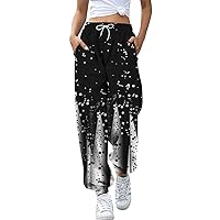Sweatpants for Women Women's Gym Sport Jogger Sweatpants & Winters Joggers Pockets Pants and Baggy Elastic Waist Trousers for Casual Hip Hop, Gym and Jogging Womens Sweatpants