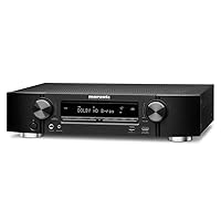 Marantz NR1510 UHD AV Receiver – Slim 5.2 Channel Home Theater Amplifier, Dolby TrueHD and DTS-HD Master Audio | Alexa Compatible | Stream Music via Wi-Fi, Bluetooth and HEOS Black