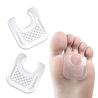 CHUNCIN - 5 Pairs U Shaped Gel Callus Pads Callus Cushions Toe and Foot Protectors Corn Pads Sticky Waterproof for Corn Callus and Feet Sore