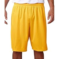A4 Sportswear Athletic Moisture Wicking Poly Mesh Cool & Comfortable Shorts (15 Colors in Youth 6
