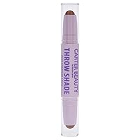 Carter Beauty By Marissa Carter Throw Shade Duo Contour Stick- Adds Definition To The Face - Conceals And Corrects The Complexion - Easily Blendable - Cruelty-Free - Dark - 0.08 Oz