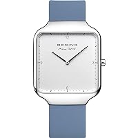 BERING Unisex Analog Quartz Max René Collection Watch with Silicone Strap & Sapphire Crystal