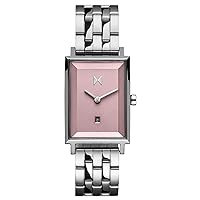 MVMT Signature Square Watches for Women - Premium Minimalist Women’s Watch - Analog, Stainless Steel, 5 ATM/50 Meters Water Resistance - Interchangeable Band - 24mm/26mm
