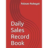 Daily Sales Record Book Daily Sales Record Book Kindle Hardcover Paperback