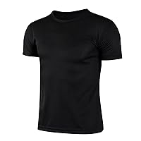 Kids Boys Quick Dry Athletic Short Sleeve T-Shirts Gym Running Sports Tops Performance Tees Activewear