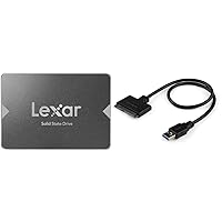 Lexar 512GB NS100 SSD + StarTech USB 3.0 to 2.5