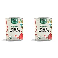 365 by Whole Foods Market, Tomatoes Diced Organic, 28 Ounce (Pack of 2)