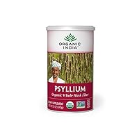Psyllium Herbal Powder - Whole Husk Fiber, Vegan, Gluten-Free, USDA Certified Organic, Non-GMO, Soluble & Insoluble Fiber Source - 12 Oz Canister (Pack of 1)