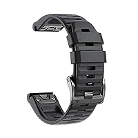 Silicone Quick Release Watchband Strap for Garmin Fenix 7X 7 6X Pro Watch Easyfit Wrist Band 26 22MM Strap