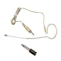 PYLE-PRO Over Ear Boom Microphone Headset - Professional Hands Free Omnidirectional Wired Audio Condenser Microphone Headset w/ 3.5mm / 1/4