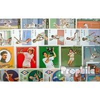 Motives 50 Various Tennis and Table Tennis Stamps (Stamps for Collectors) Ball Games Without Football (baskfirst Day sheetall/Handball/Baseball …)