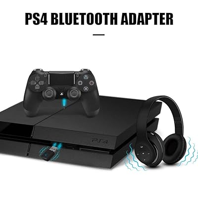 PS5 Bluetooth Dongle Adapter USB 4.0 Zamia Mini Dongle Receiver  Transmitters Wireless Adapter Kit Compatible with PS4 /PS5 Playstation 4 /5  Support