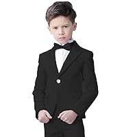 Boys Blazer Suit Slim Fit 2 Pieces Tuxedos Vest Pants Set Formal Weding Party Coats Jacket Dress