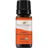 Plant Therapy Organic Green Mandarin Essential Oil 10 mL (1/3 oz) 100% Pure, Undiluted, Therapeutic Grade