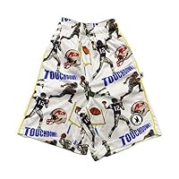 Flow Society Boys End Zone Flow Attack Short White - Football - Athletic - Gym Short