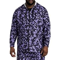 Society of One by DXL Men's Big and Tall Commuter Camo Full-Zip Hoodie Camo 2XLT
