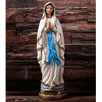 12 in Virgin Mary Candle, resin, plaster, soap silicone mold