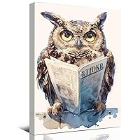 Original-Cute owl Wall Art,Owl Photo,Owl Art,Bathroom Art Print,Funny Bathroom Humor For Memorabilia Gifts Living Room Bedroom Boy Girl Gifts Decoration Wall Art,12