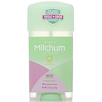 Mitchum For Women Power Gel Anti-Perspirant Deodorant Powder Fresh 2.25 oz (Pack of 4)