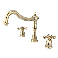 Kingston Brass Elements of Design ES1342AX New Orleans 2-Handle Roman Tub Filler, 8- 1/2', Polished Brass