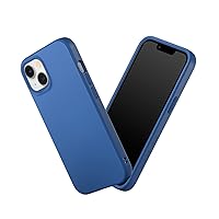 RhinoShield Case Compatible with [iPhone 13/14] | SolidSuit - Shock Absorbent Slim Design Protective Cover with Premium Matte Finish 3.5M / 11ft Drop Protection - Cobalt Blue