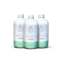 3 Pack WithCo Hey Girl Cucumber Gimlet Craft Cocktail Mixer with Mint, Fresh Lime Juice Makes 30 Drinks Just Add Vodka, Gin or Tequila