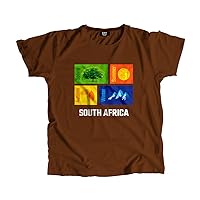 South Africa Seasons Unisex T-Shirt (Brown)