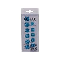 Ultra PRO - Eclipse 11 Dice Set (Sky Blue) - Great Dice Set for All Kinds of Card Games and Board Games Such As, DND, MTG, and RPG - UP Your Game with Ultra PRO