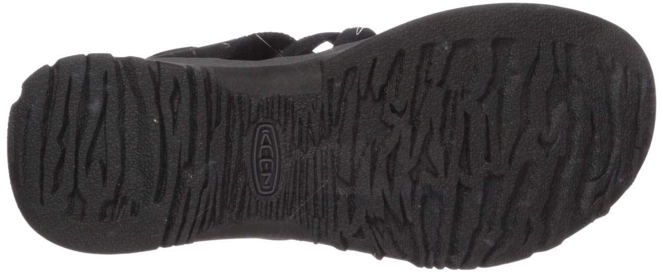 KEEN Women's Whisper Closed Toe Sport Sandals, Black/Magnet, 9.5